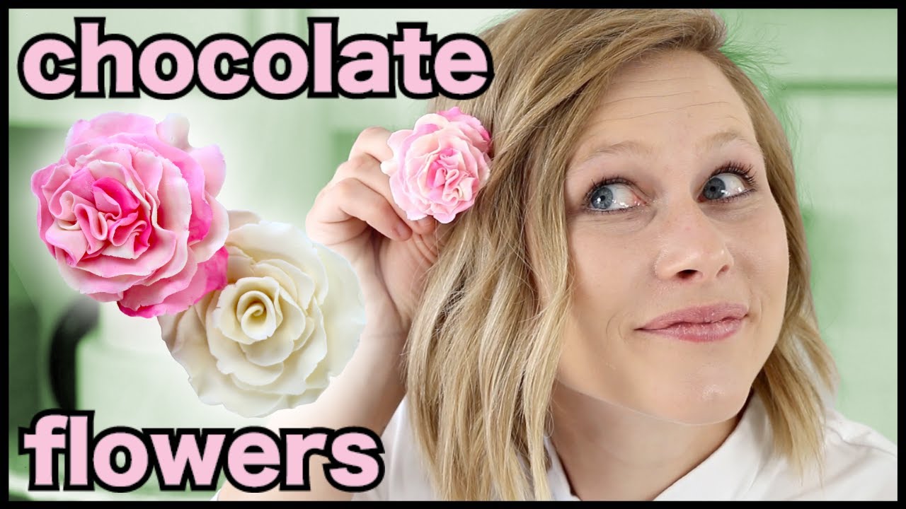 How to Make Edible Flowers with Modeling Chocolate | ROSE & CORNELIA