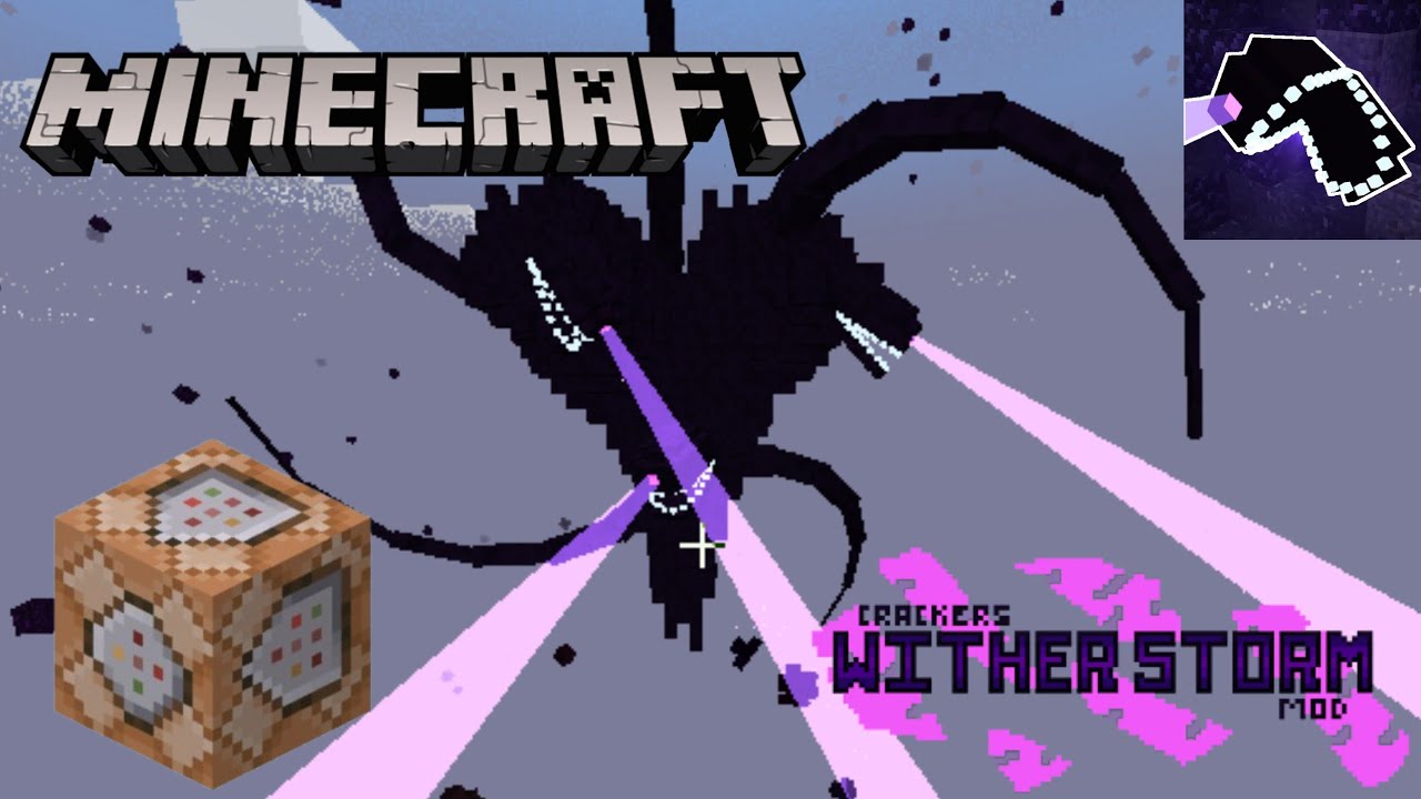 ¡ME ENFRENTO A LA TORMENTA WITHER! | Crackers Wither Storm Mod | Minecraft 1.20.1