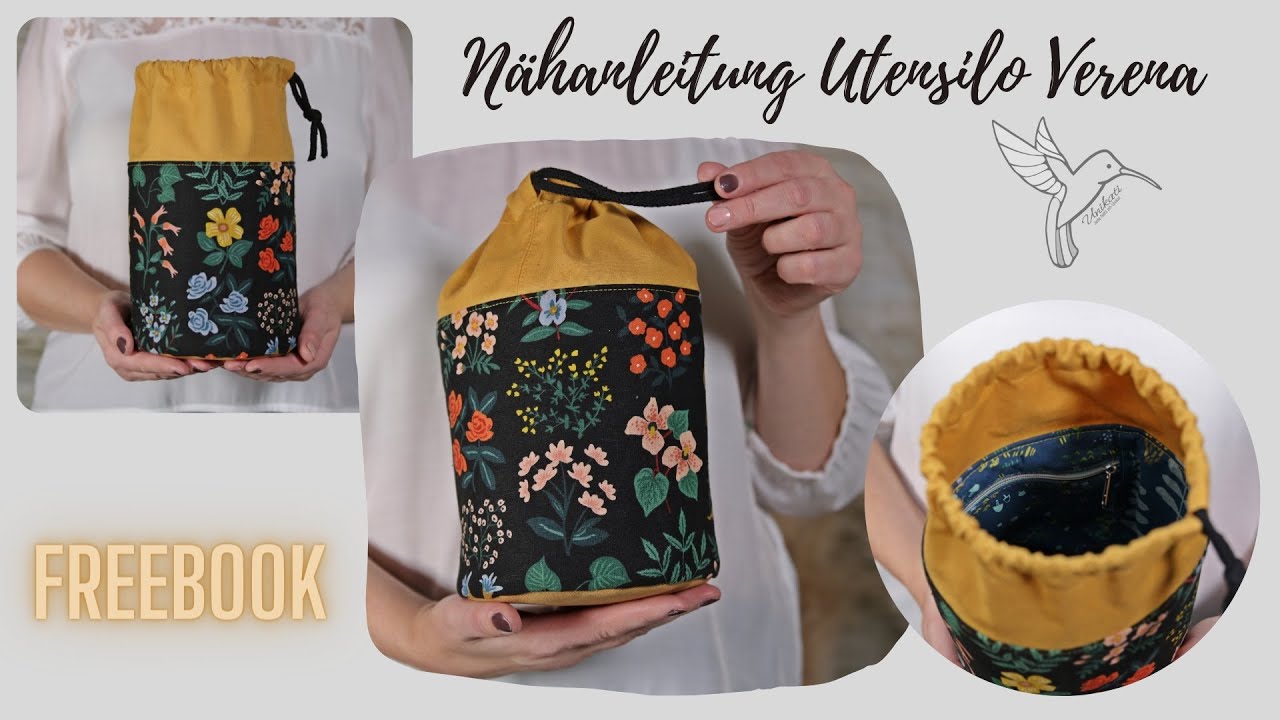 Nähanleitung Utensilo Verena