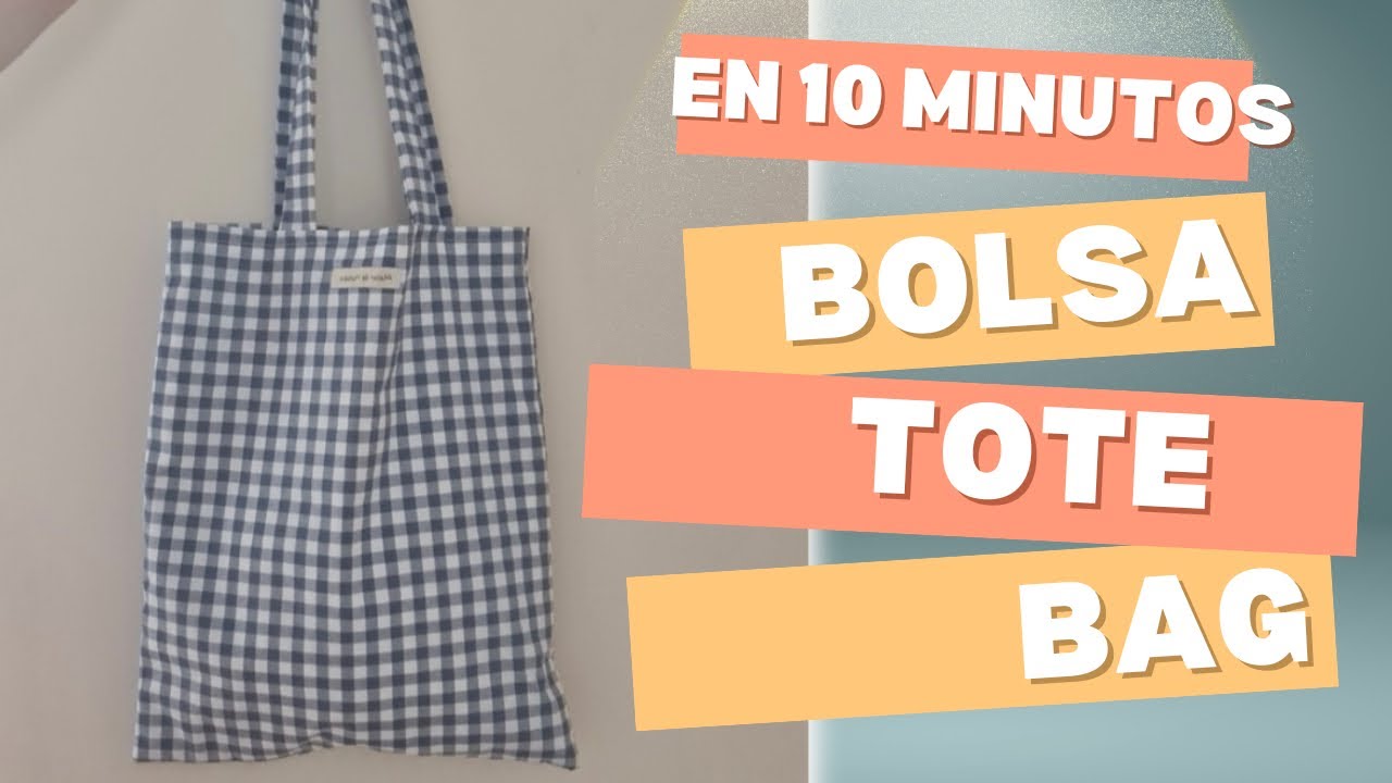 Bolsa tote bag paso a paso.Un proyecto sencillo y práctico!!!