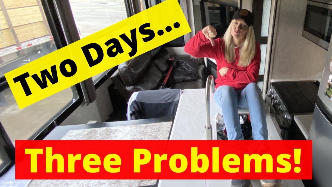 RV Living Travel Day Problems [RV Water Pump // RV Hydraulic Slides // RV Power]