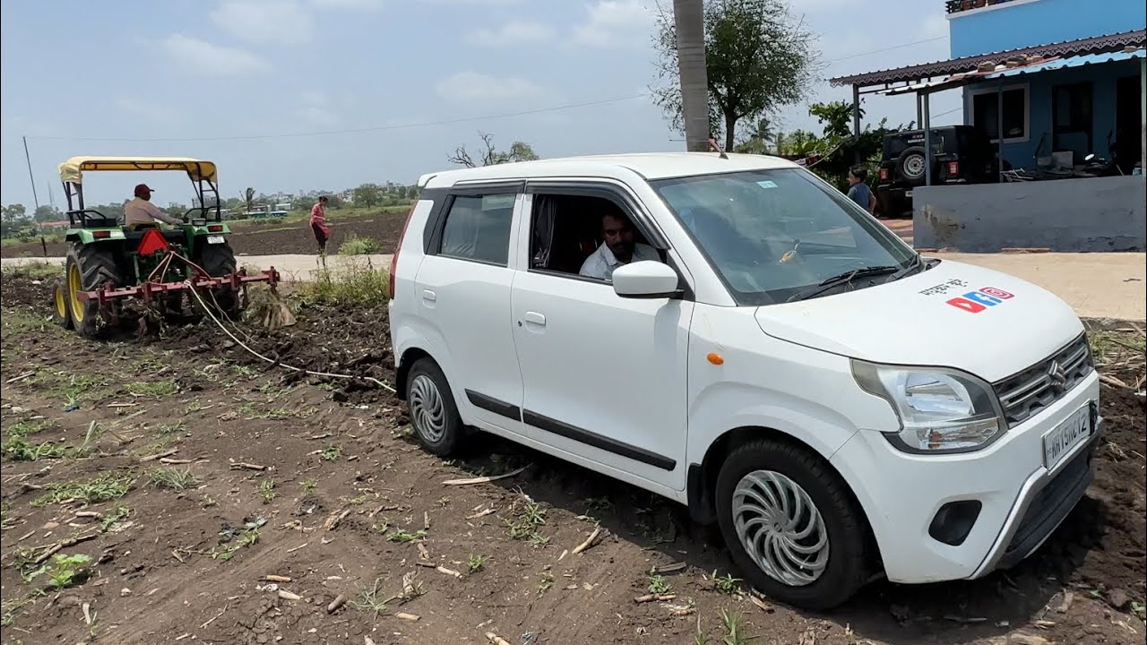 माऊलीची vagon r ट्रॅक्टरने ओढून चालू केली 🫢