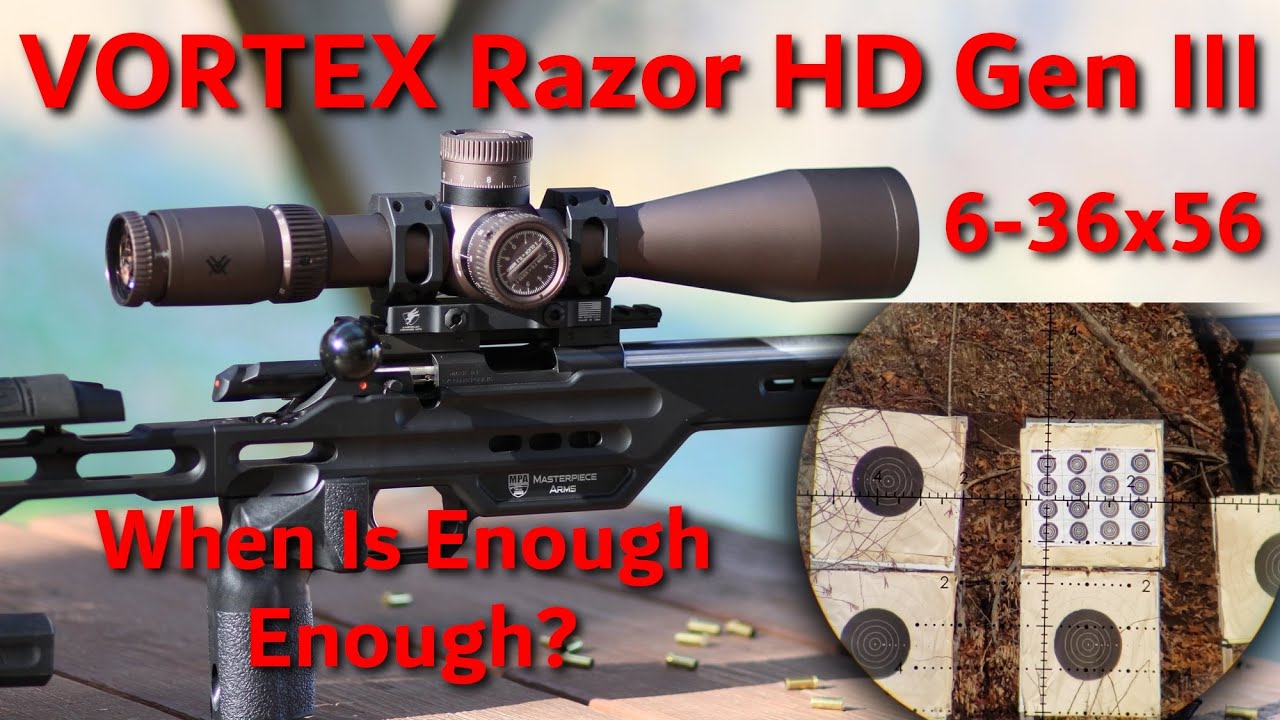Vortex Razor HD Gen III 6-36x56 EBR-7D — больше — лучше?