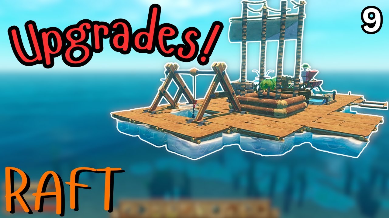 Upgrading My Raft: Permanent Anchor! Lets Play Raft (Part #9)