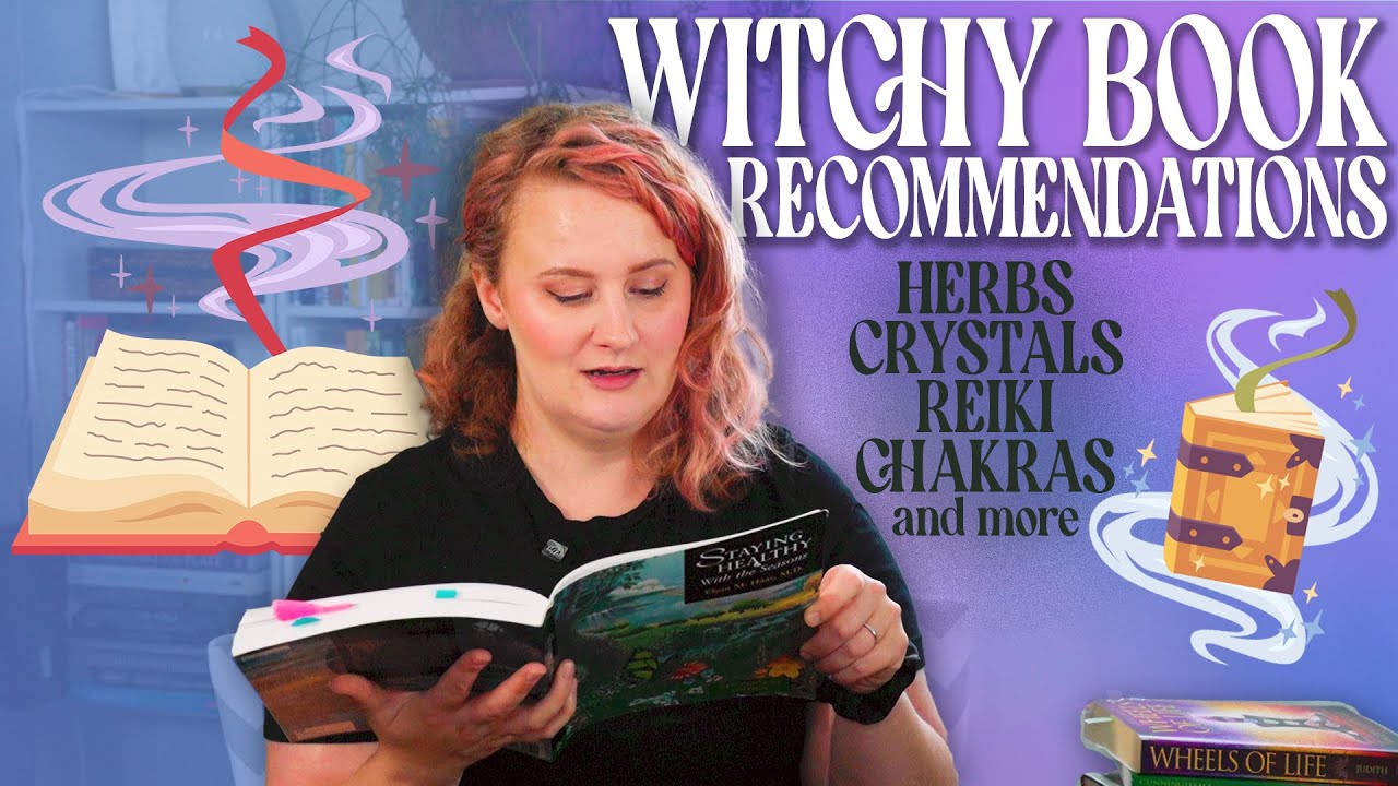WITCHY BOOKS - Herbs, Crystals, Reiki, Chakras, and MORE | Molly Donlan