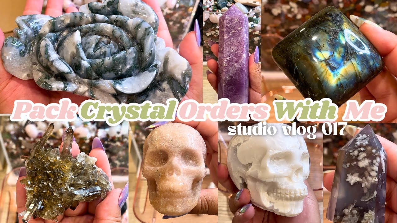 Упакуйте заказы Crystal вместе со мной | Видеоблог Crystal Studio 017 | #coldbrewcrystals