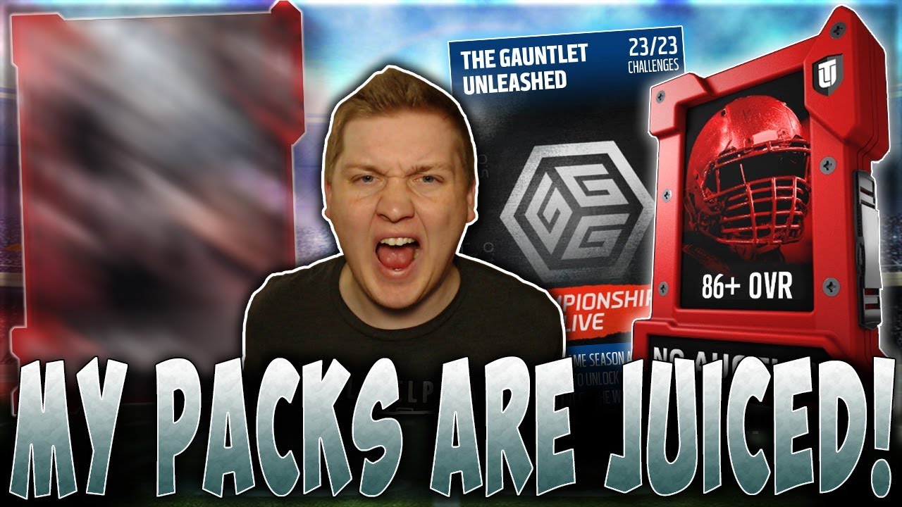 MY PACKS ARE JUICED! | INSANE ELITE PULL! 89 OVR GAUNTLET UNLEASHED PACK | MUT 18 PACK OPENING