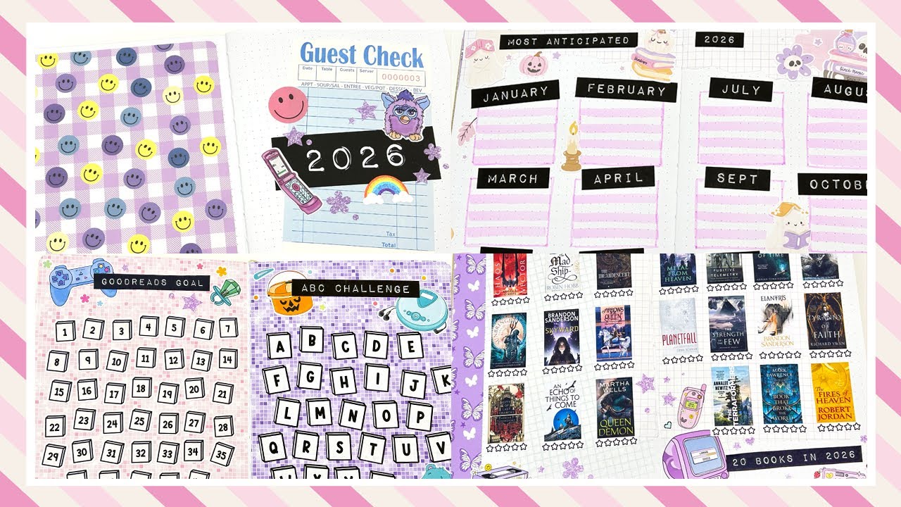 Reading Journal Setup ☆ 2026