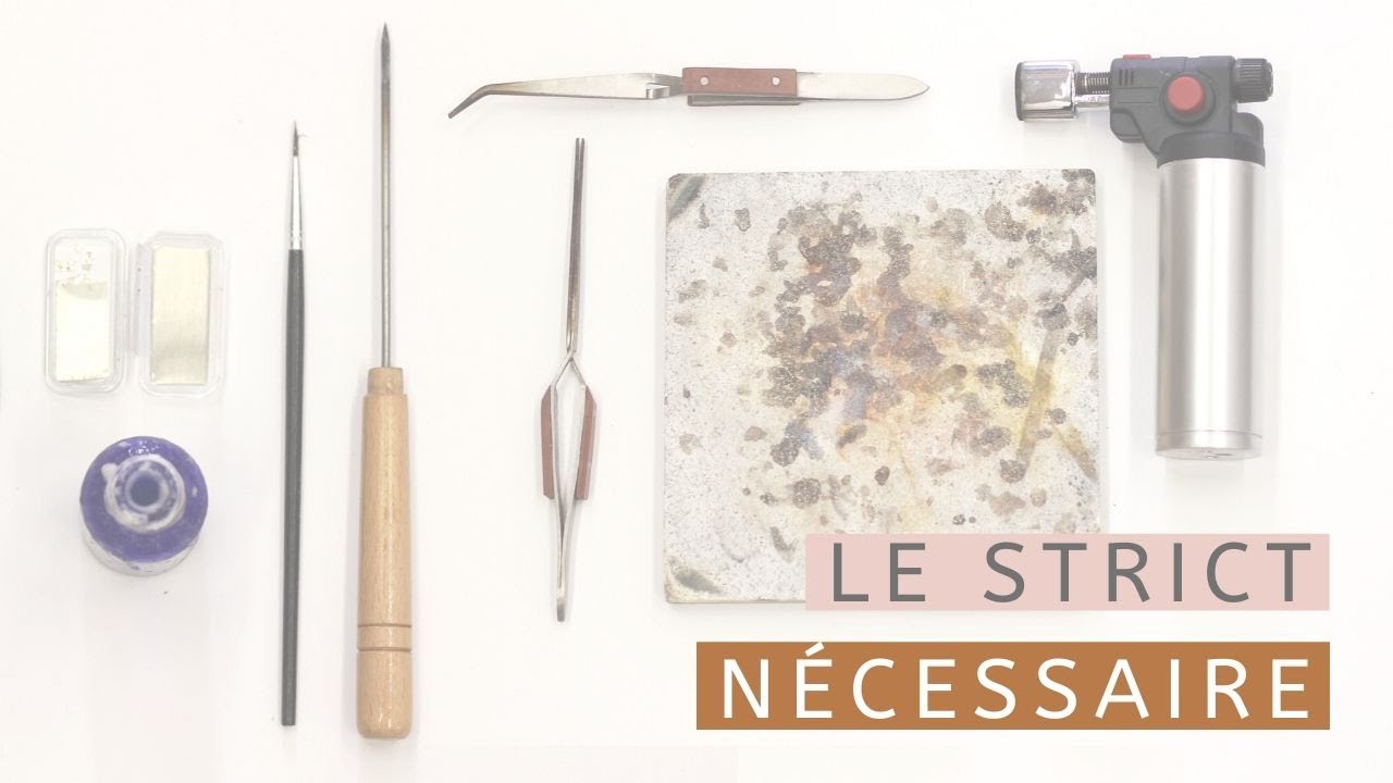 Apprendre &agrave; souder ses bijoux : le mat&eacute;riel de base essentiel !