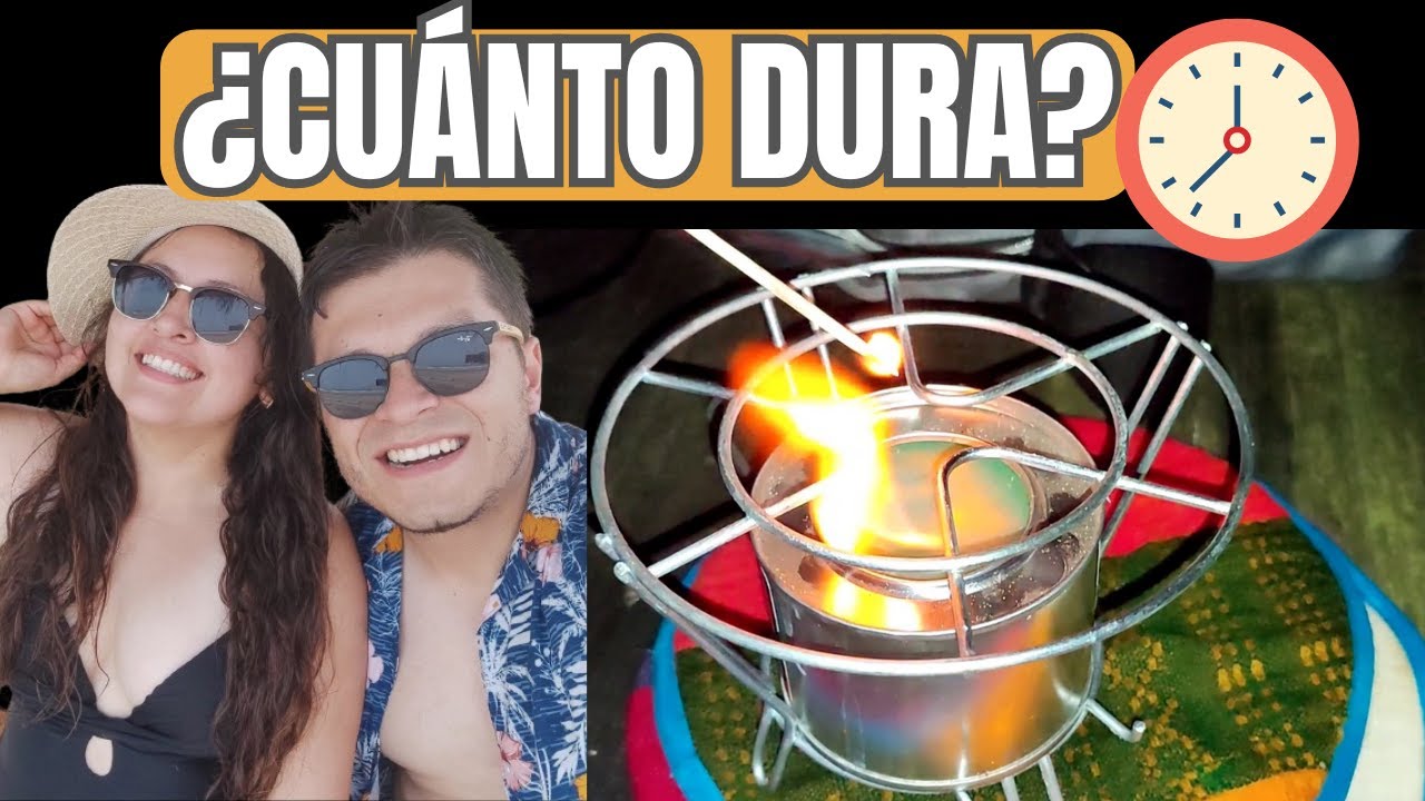 Fuego envasado para camping ¿cuánto dura prendido?
