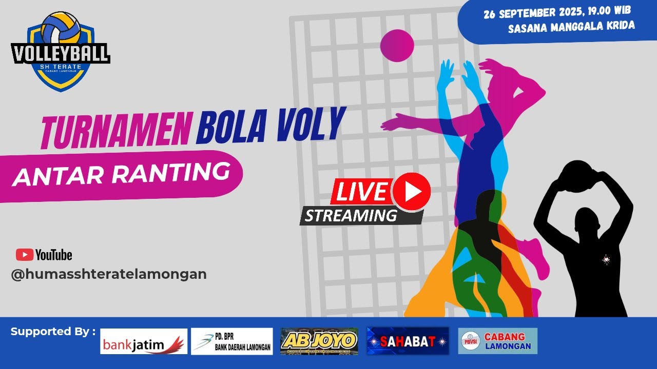 HARI KE 4 TURNAMEN BOLA VOLI PERSAUDARAAN SETIA HATI TERATE CABANG LAMONGAN