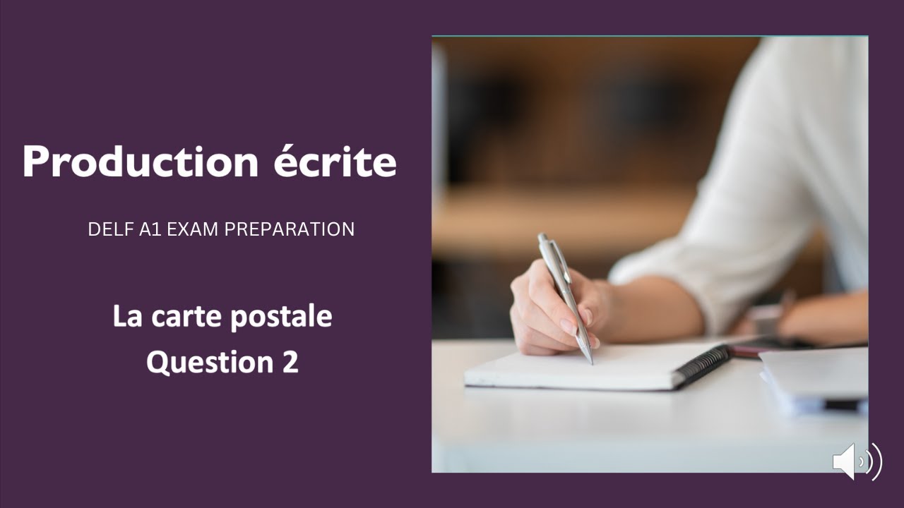 Delf A1 Production écrite/ Question 2 / exercise 1/French through hindi urdu
