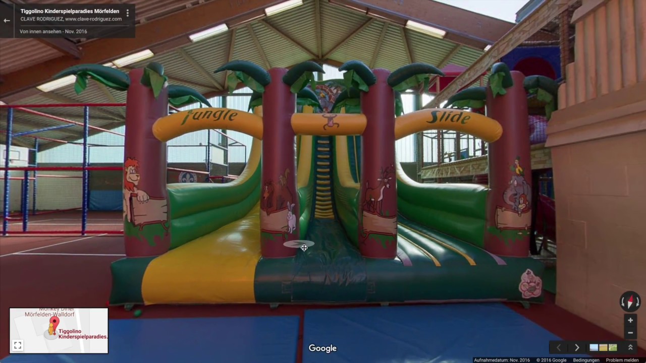 Tiggolino Kinderspielparadies Mörfelden als virtueller 360° Panorama Rundgang in Google Street View
