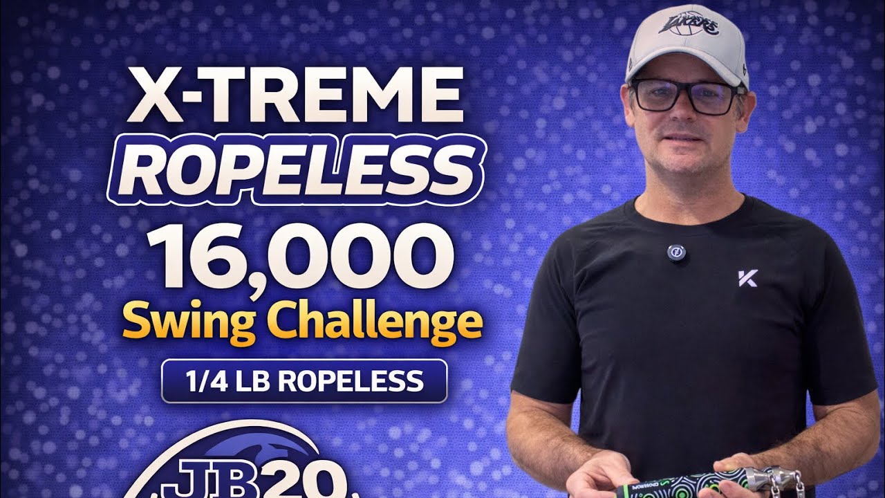 X-treme ropeless workout: 16,000 swings- 60 minutes- 1/4 ropeless rope