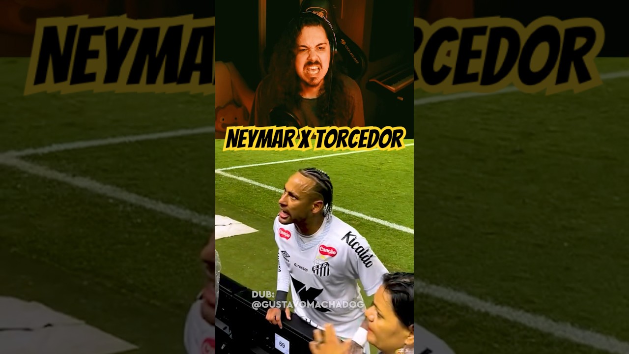 Neymar X Torcedor Santista Dublado! #dublagem #neymar #santos #brasileir&atilde;o #neymarjr #santosfc