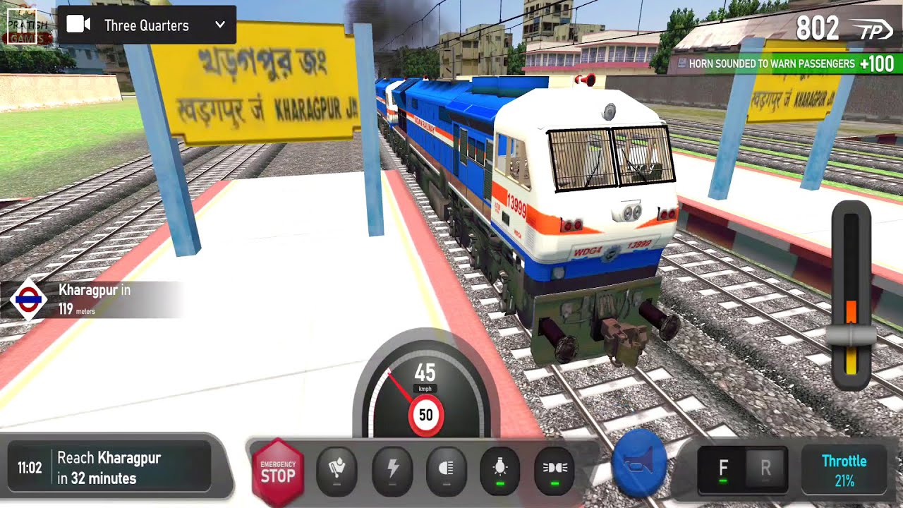 Goods Train Games for Android | Indian Train Simulator Game Android Gameplay | Malgadi Train Game