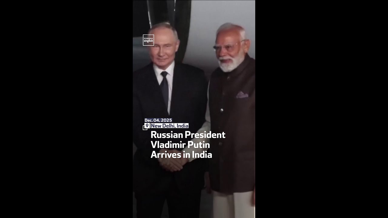 Russian President Vladimir Putin Arrives in India
