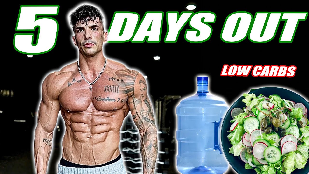 DEPLETION PHASE -  5 DAYS OUT OF THE BODYBUILDING SHOW!!