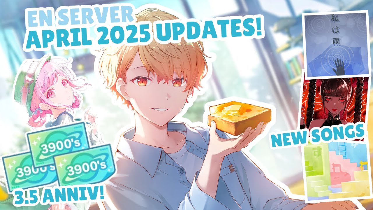 Colorful Stage Updates for April 2025