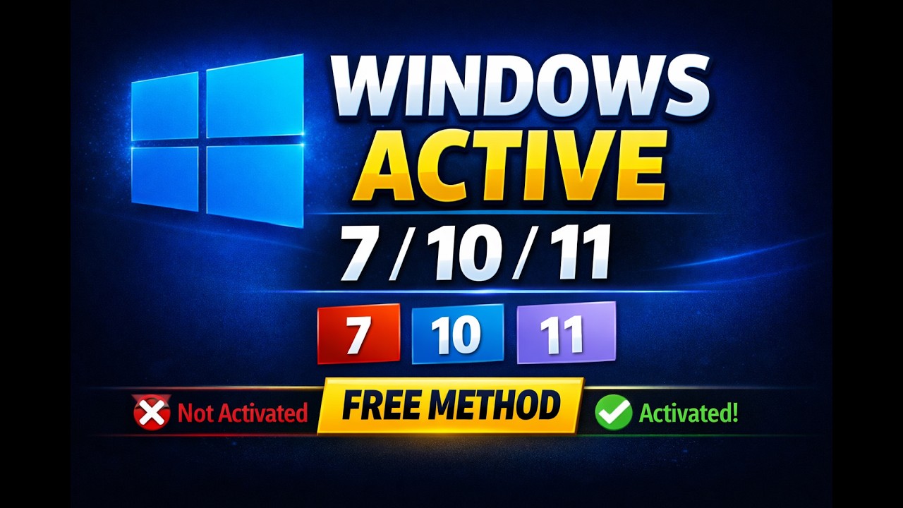 Windows Active করার সহজ উপায় | Windows 7/10/11 | Bangla Guide