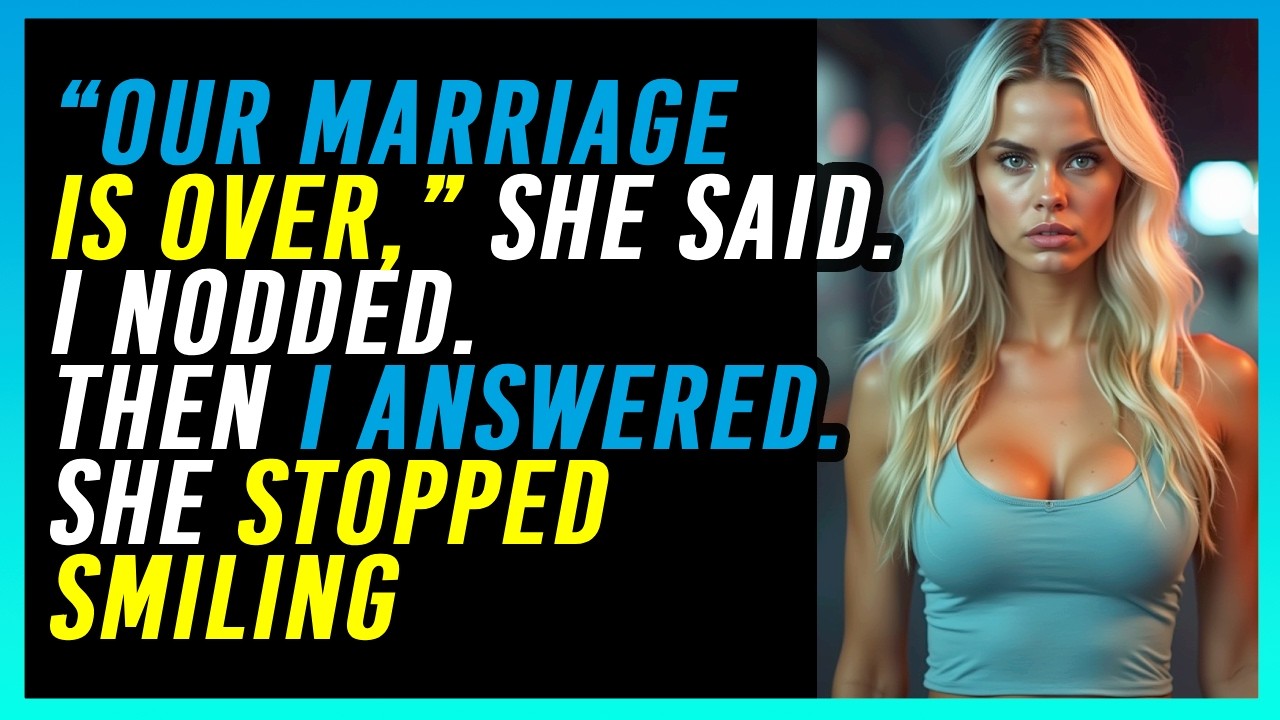 My Wife Told Her Friends Our Marriage Was Over — I Smiled and Said Something She Didn’t Expect