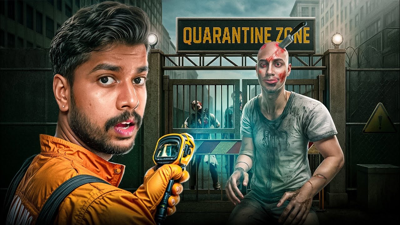 TRAPPED WITH ZOMBIES INSIDE THE QUARANTINE ZONE 🥵