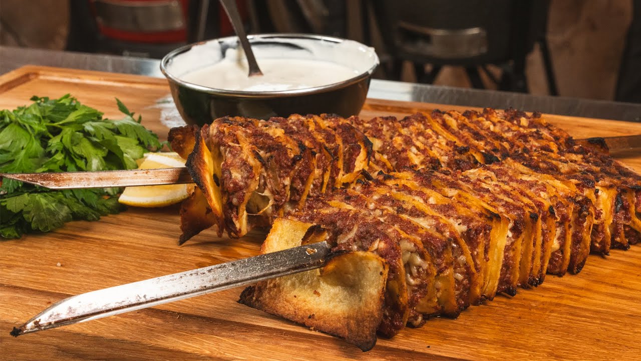 Zo maak je Tortilla KEBAB SPIESEN met huisgemaakte knoflooksaus 🔥🧄