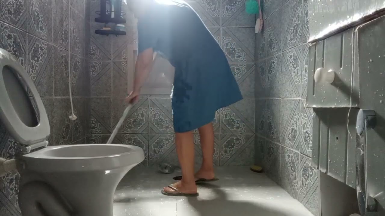 Limpeza do banheiro 