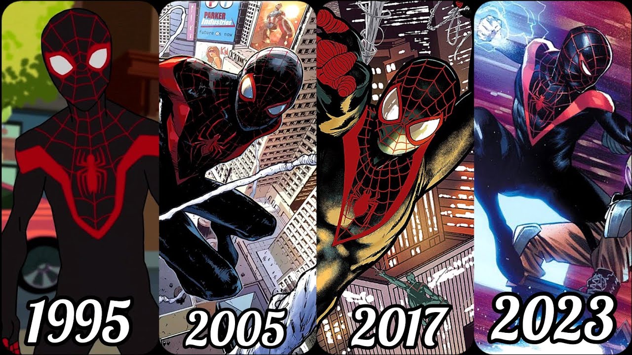 Evolution of Miles Morales / SpiderMan Animation (2015-2023)
