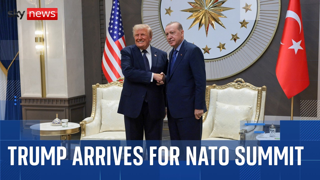 Donald Trump says he's 'very disappointed' with NATO as he arrives for summit