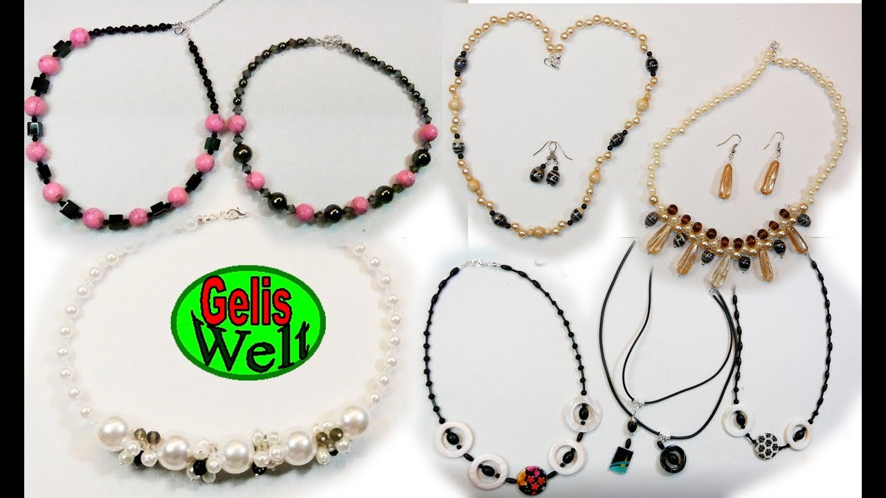 DIY UPCYCLING aus alten Schmuck Ketten Neue herstellen Teil 3