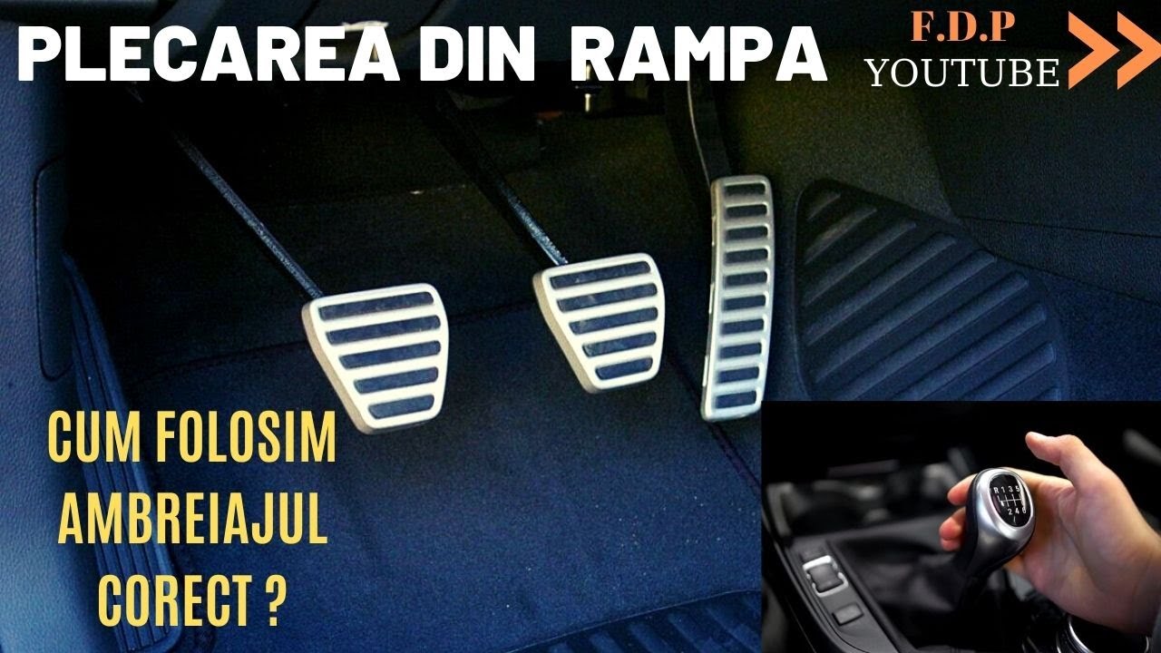 Școala de șoferi-CUM SE EXECUTĂ CORECT PORNIREA DIN RAMPĂ CU FRÂNA DE MÂNĂ SAU DIN FRÂNA DE PICIOR ?