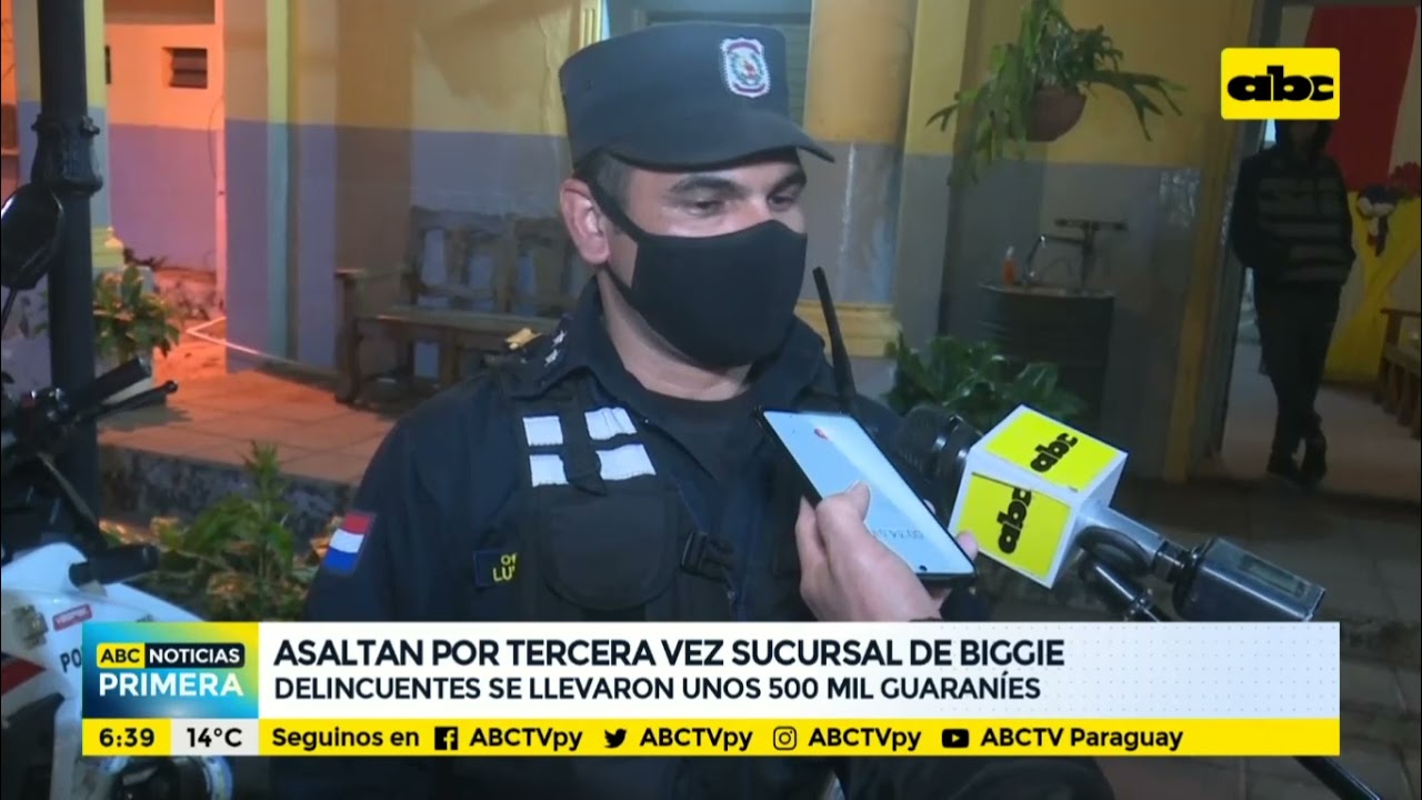 Asaltan por tercera vez una sucursal de Biggie