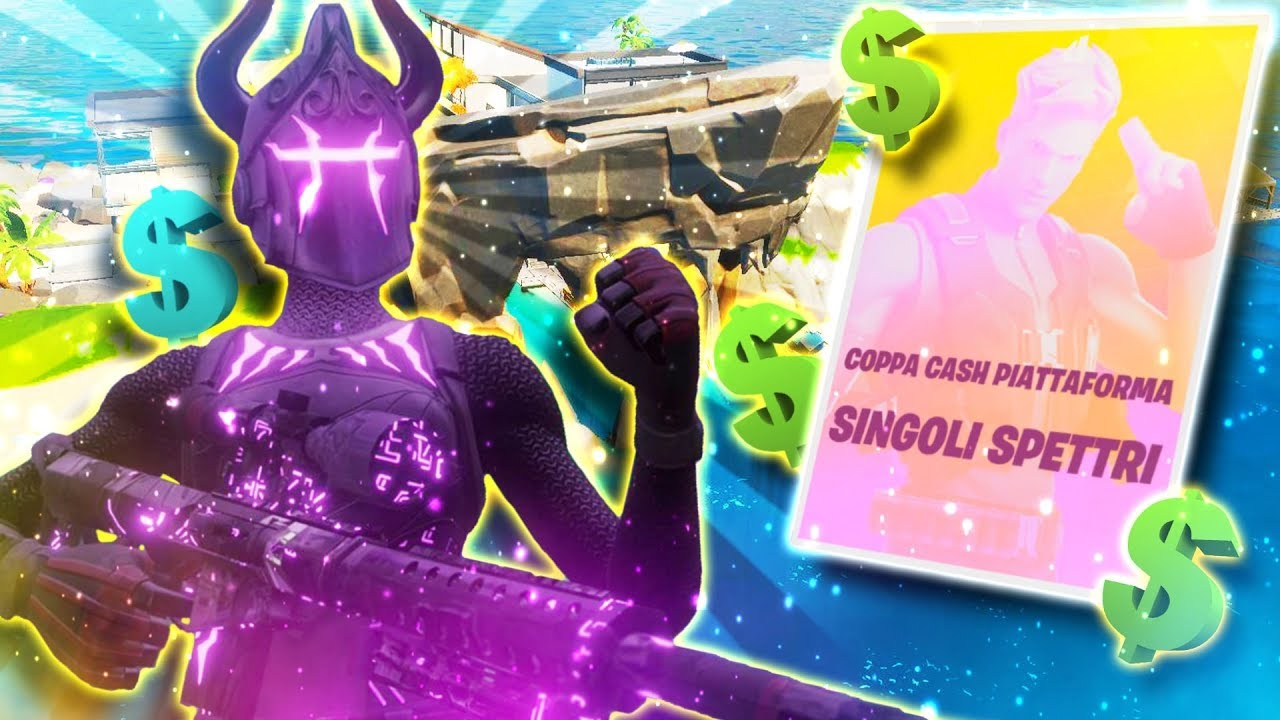CON IL BARRET SONO TROPPO FORTE !! TRY HARD NELLA SOLO CASH CUP DI FORTNITE !