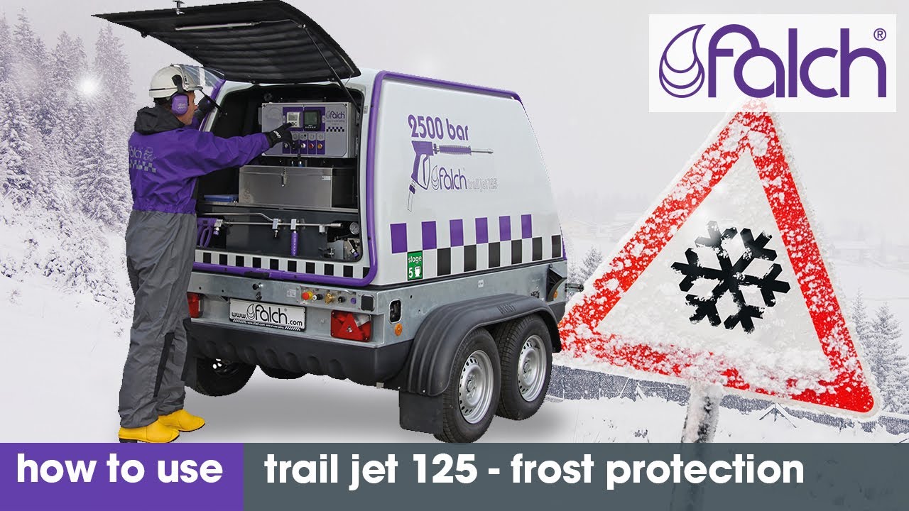 falch trail jet 100 / falch trail jet 125 - frost protection - how to use - www.falch.com
