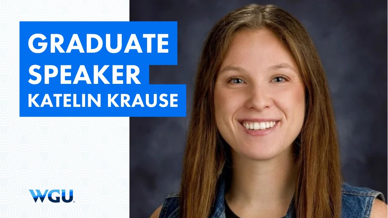 Graduate Speaker Katelin Krause, School of Education - WGU 2026 New Orleans Commencement