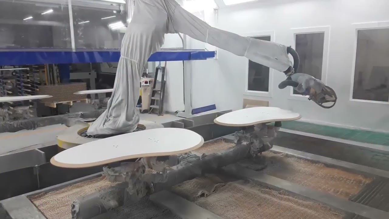Winsix Robot Spraying Wooden Panel and Doors with 3D Scanning System