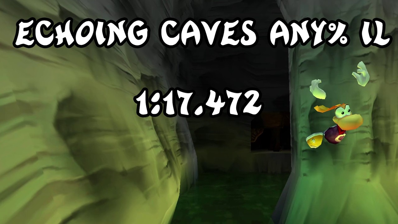 Rayman 2 (PC) - Echoing Caves IL Speedrun in 1:17.472