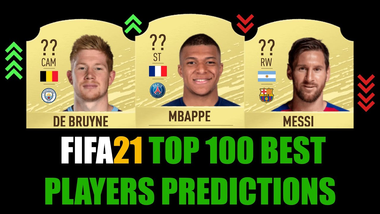 FIFA 21 | TOP 100 BEST PLAYERS PREDICTION | W/MESSI, RONALDO, MBAPP&Eacute;, DE BRUYNE, LEWANDOWSKI, KANE..