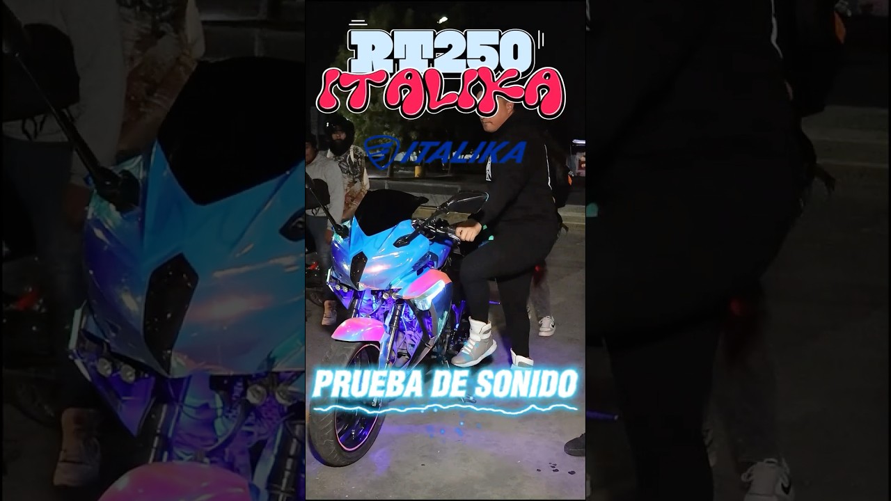 &iquest;COMO SUENA LA RT 250 POR ITALIKA?  #motosdeportivas #moto #alcorte #pruebadesonido #italika