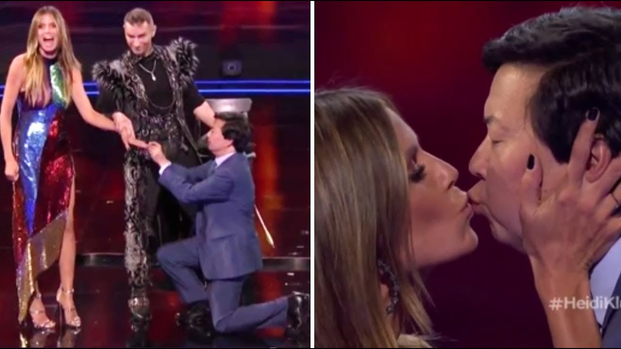 Heidi Klum & Ken Jeong Get ENGAGED On TV After NEARLY DYING Together! | America's Got Talent 2018
