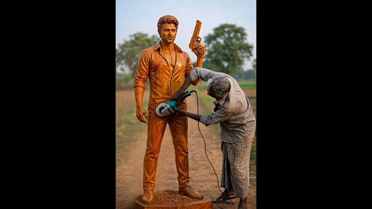 Rithik Roshan Amazing Wood Art