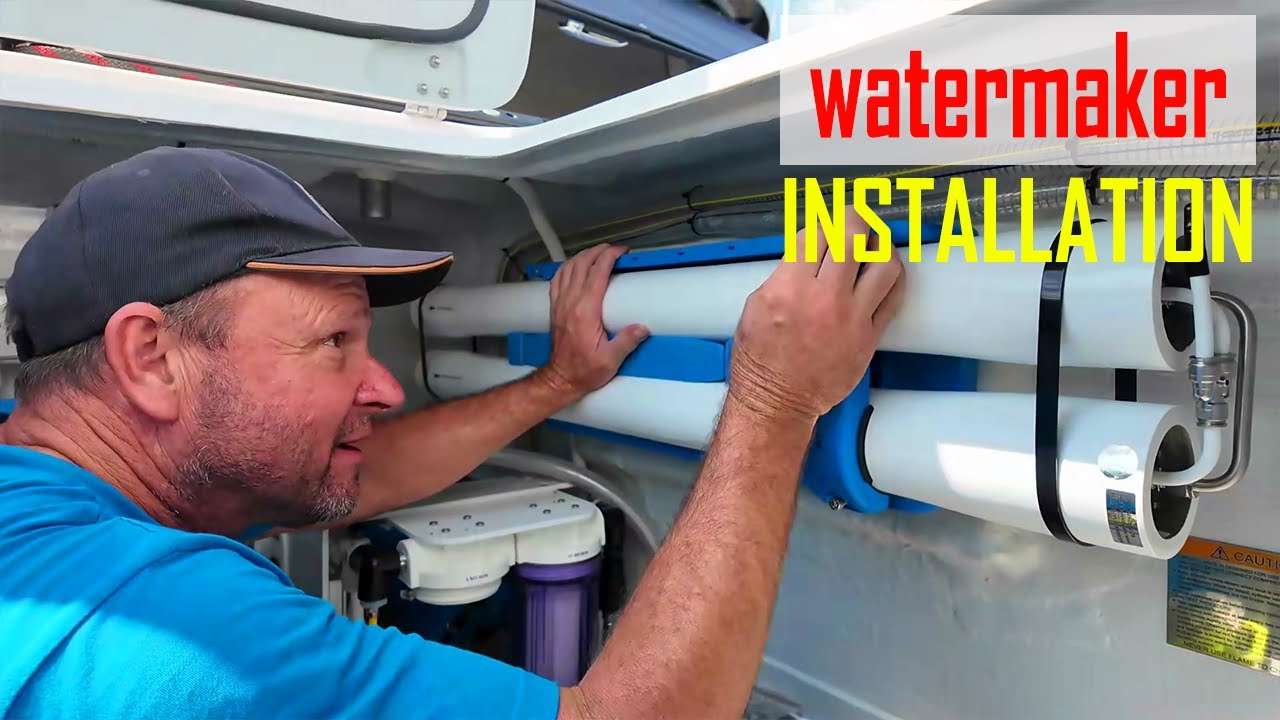 E185 - Installing our Rainman AC140 Watermaker