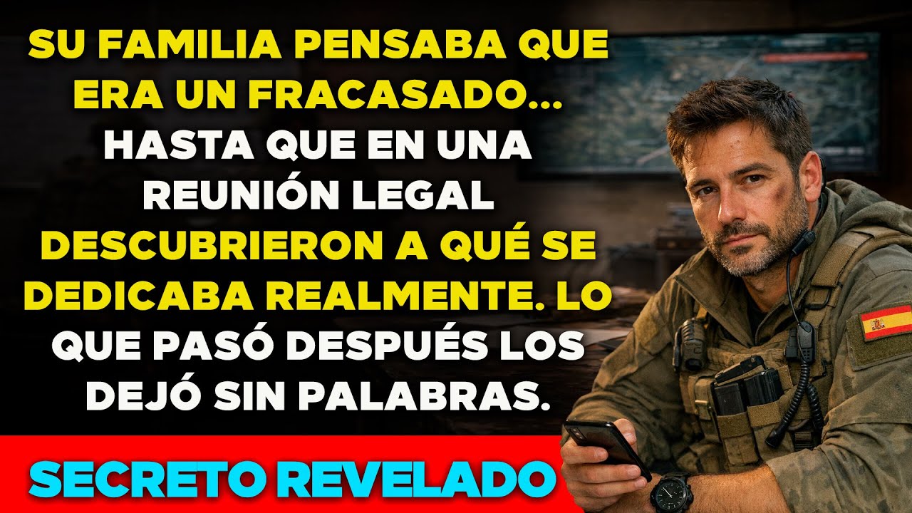 Su familia pensaba que era un fracasado… hasta que descubrieron su vida secreta en una reunión legal
