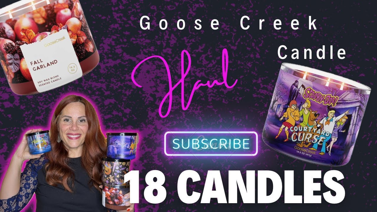 Huge Fall Goose Creek Candle Haul #goosecreek #candlehaul 