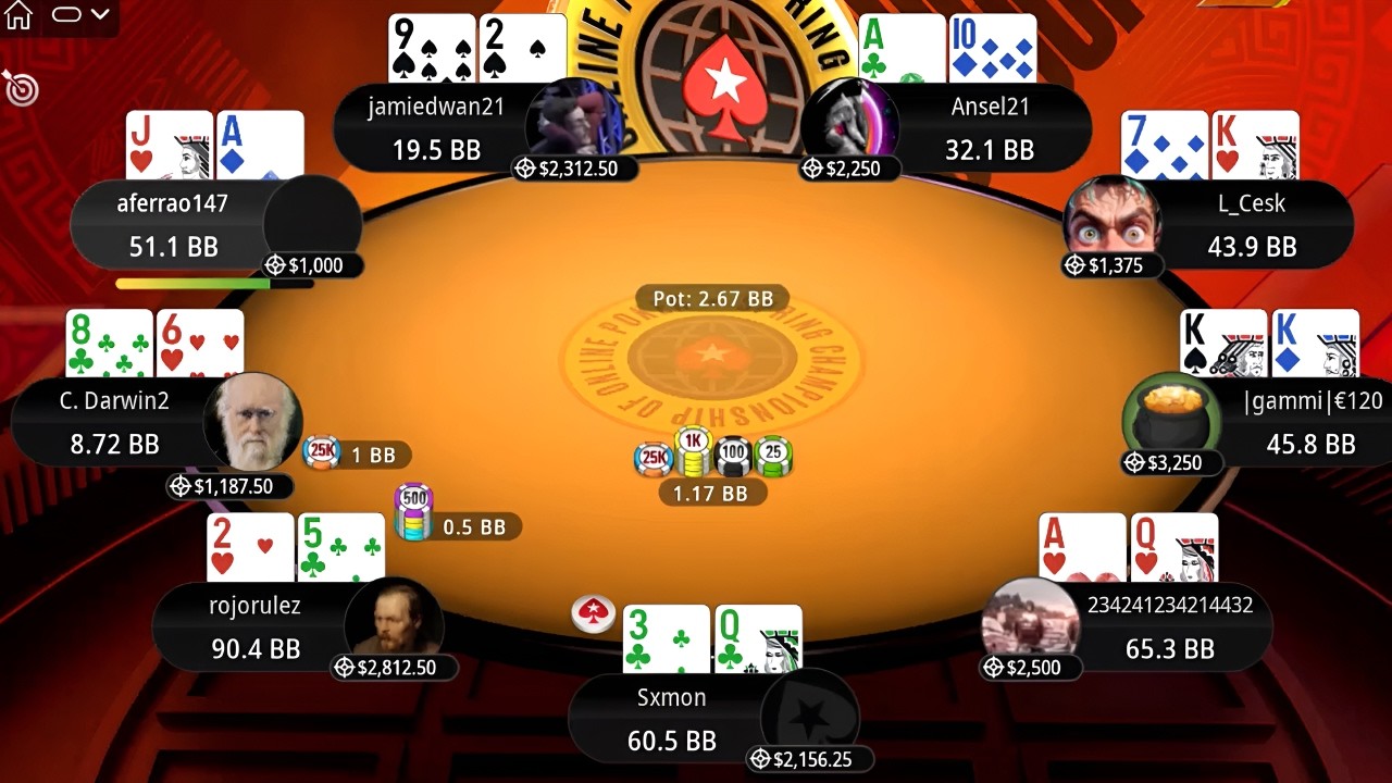 SCOOP 86-H $2K PKO C. Darwin2 | |gammi|€120 | rojorulez - Final Table Replay