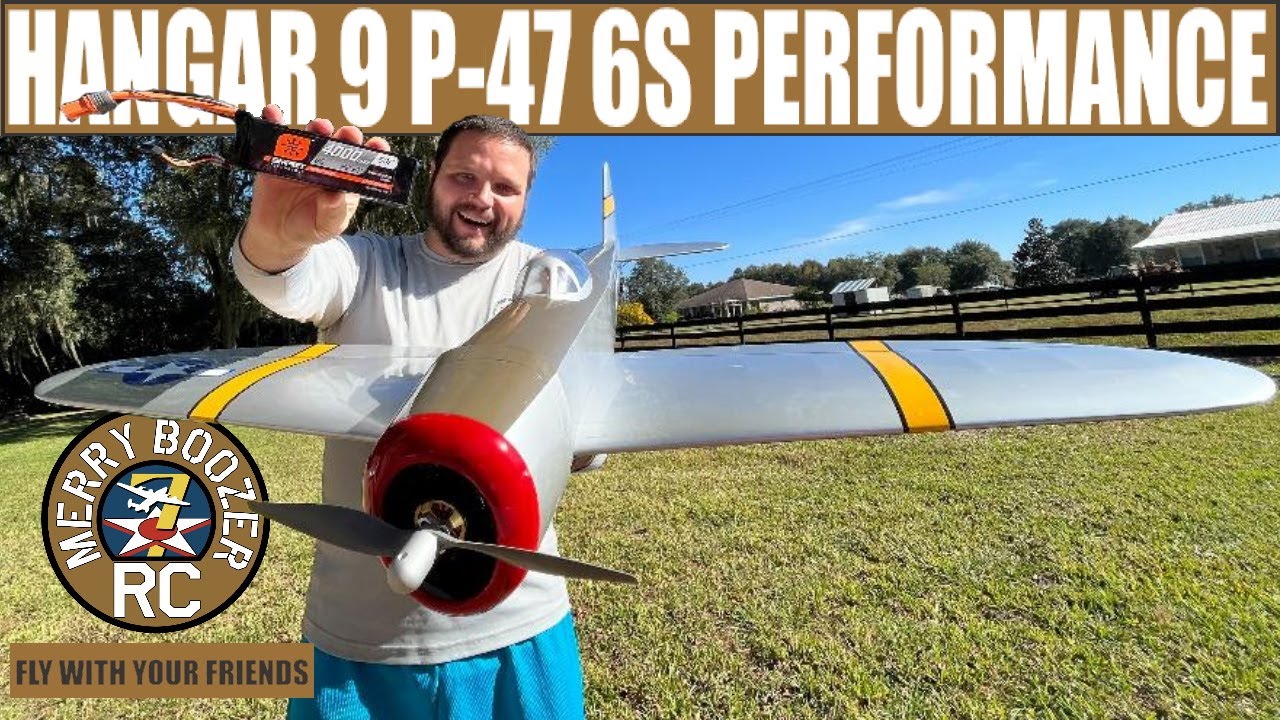 Hangar 9 Fun Scale P-47 Thunderbolt PNP 6S Flight HAN3380 The Perfect first fighter. #horizonhobby