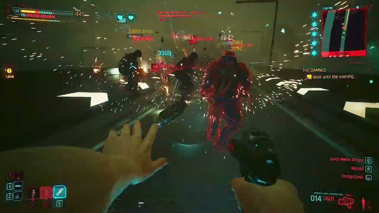 CyberPsycho Vs MaxTac | NetRunner Rampage | Sandstorm | Cyberpunk 2077 4K