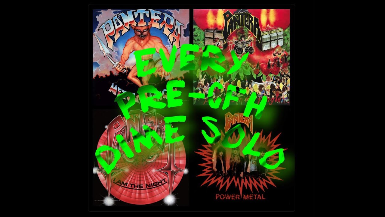EVERY DIMEBAG SOLO 🤘🏻(Part 1)