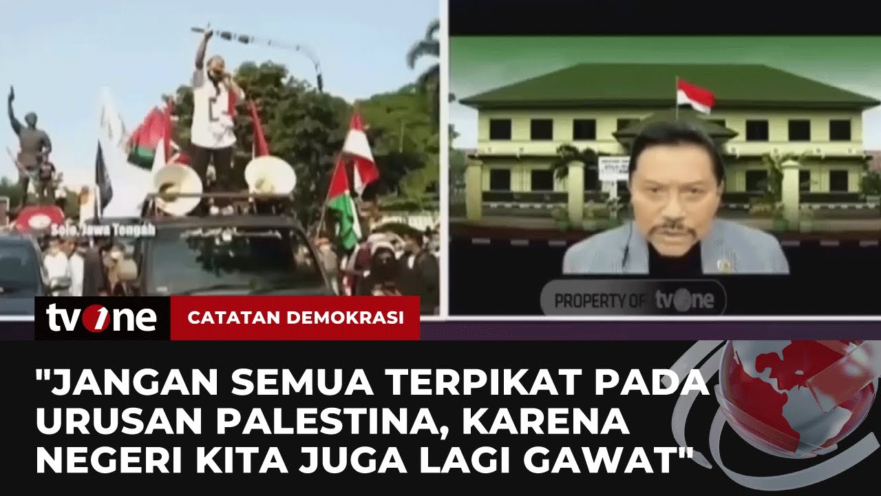Momen Hendropriyono Kritik Aksi Bela Palestina di Indonesia | Catatan Demokrasi tvOne